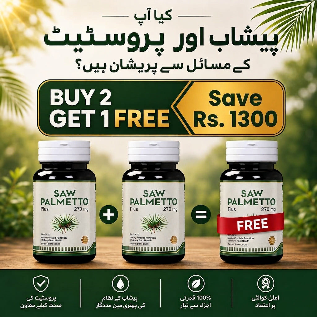Saw Palmetto 3-Packs Offer